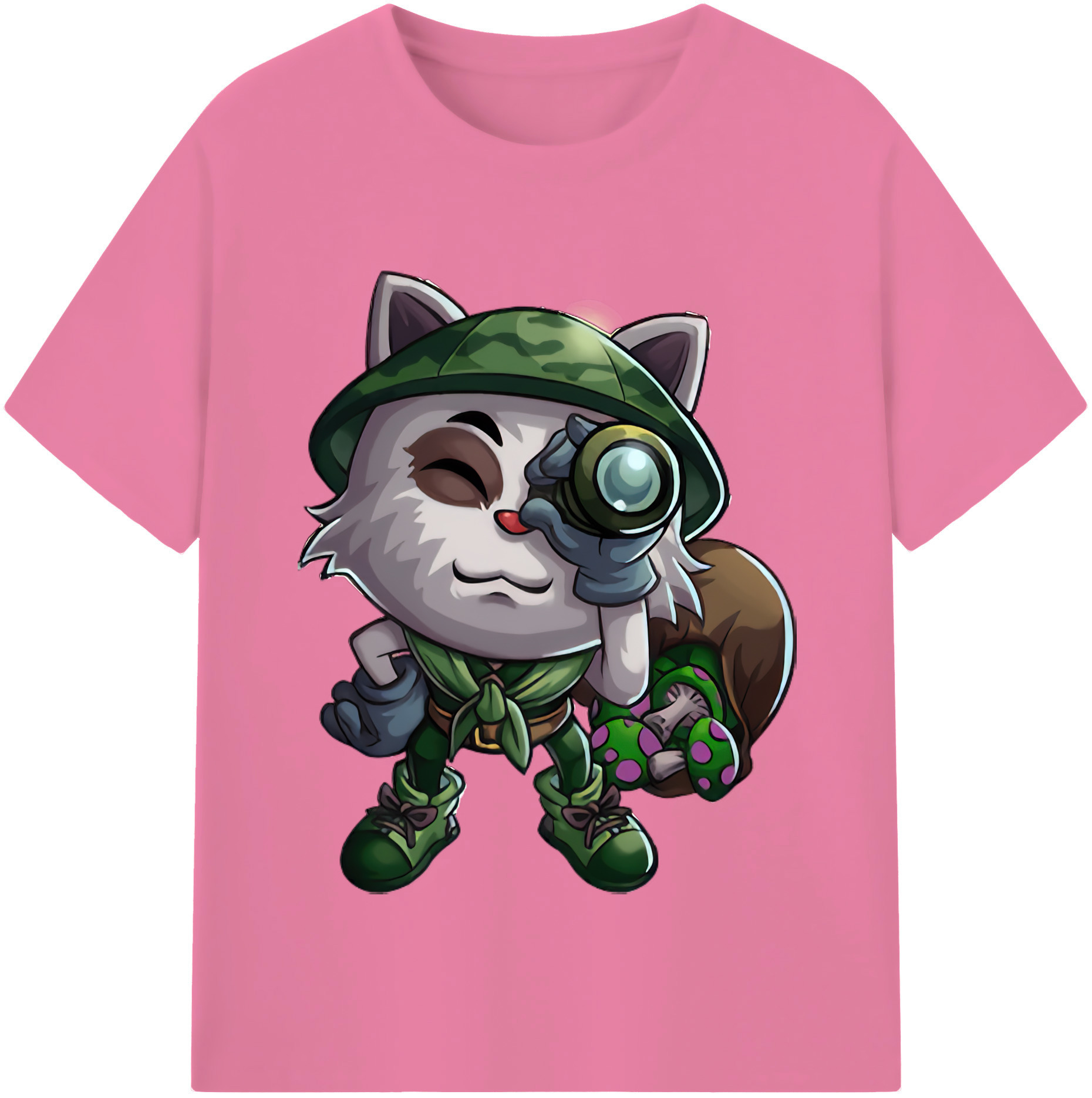 リーグ・オブ・レジェンド League of Legends LOL 綿100％半袖Tシャツ（フロントプリント）